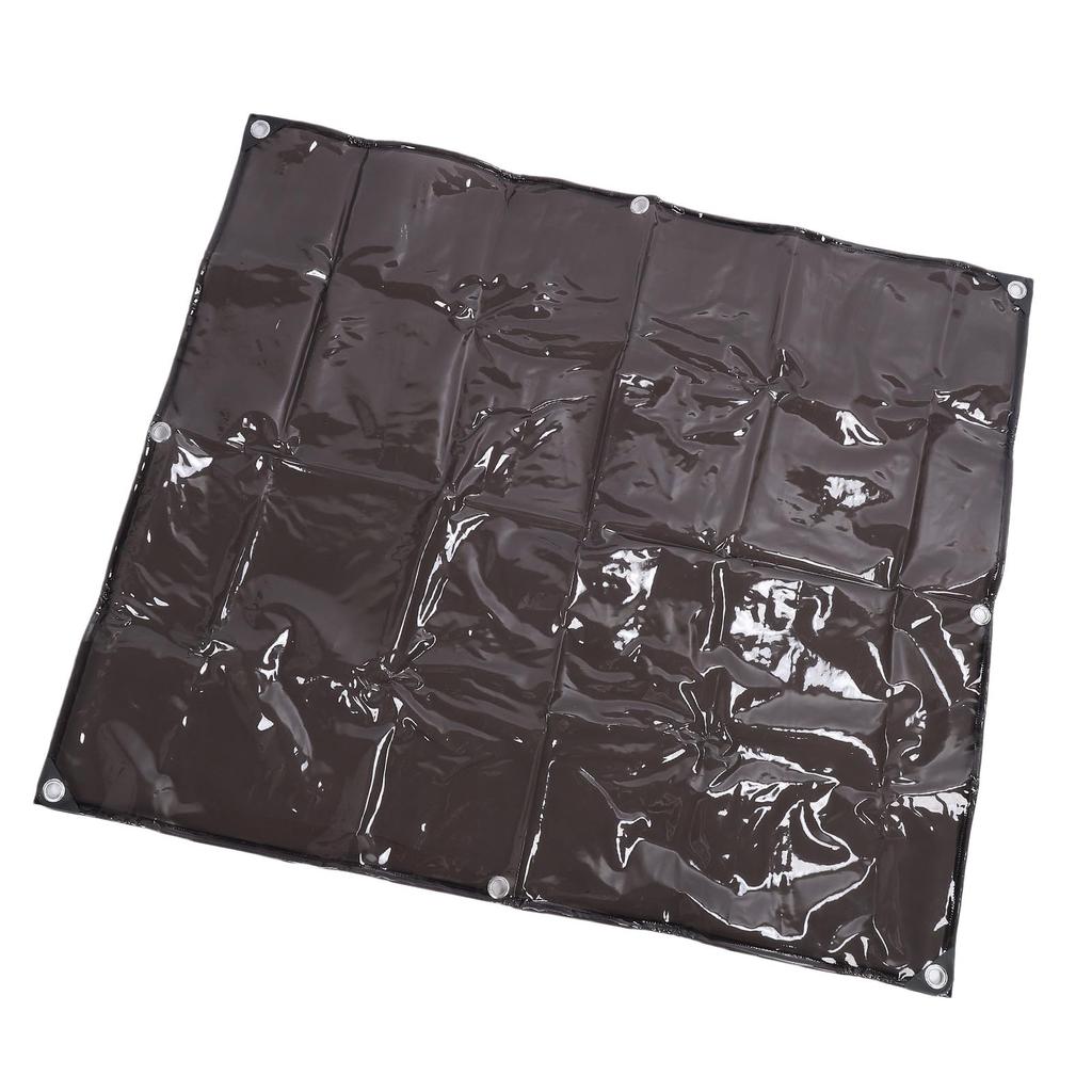 Universelle getönte transparente Gabelstaplerabdeckung Sonne Regen Wasserdicht Schützender Schatten PVC 53 x 45 Zoll