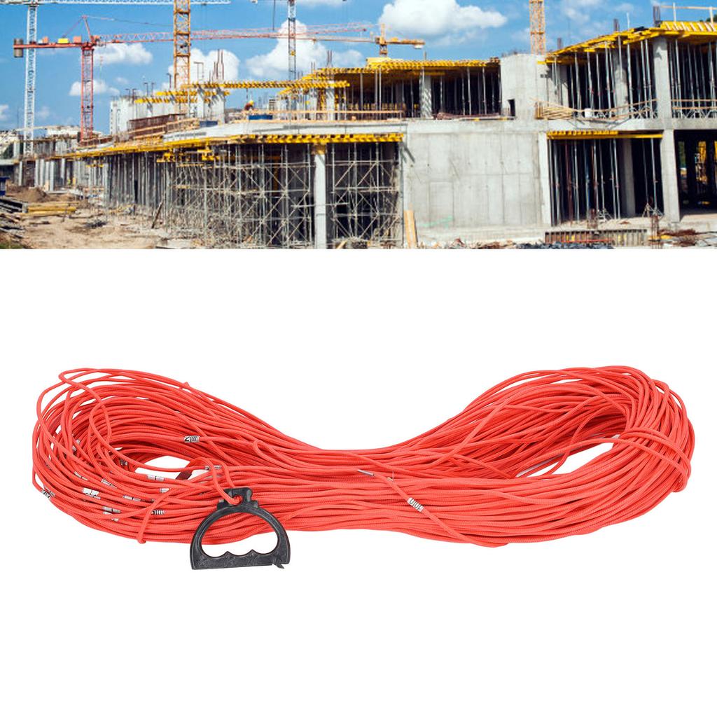 Well Measuring Rope 100M Nylon Multifunctional Railway Road Measuring Rope for Engineering
