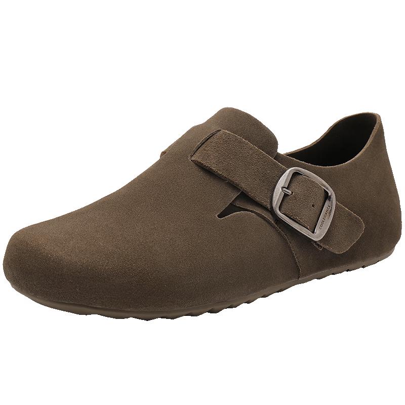 Belle Men s Whole Wheat Toast 1st Gen Soft-Soled Birkenstock-Style Shoes EU 43