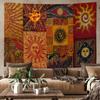 Multicolor Sun Pattern Tapestry JIT 1 Bohemian Style Wall Decor Artistic Durable for Living Room Bedroom Eclectic Home Decor