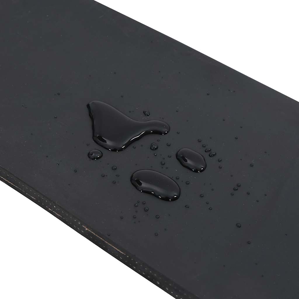 Rubber Strip for Snow Plow Black 120x15x1 cm