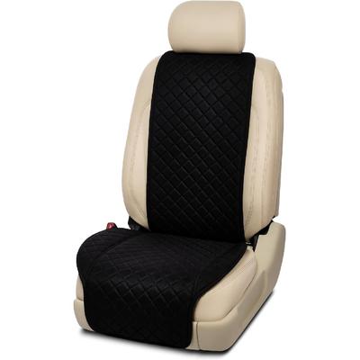 IVICY Linen Car Seat Cover for Cars - Soft & Breathable Front Premium Covers with Non-Slip Protector Universal Fits Most Automotive, Vans, SUVs,