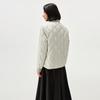 HLA Women's Baseball Collar White Duck Down Jacket