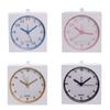 Modern Minimalists Alarm Clock with Builts In Nightlight and Quiet Movement for Home Decors Battery Operated Table Clock