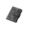 New Jeep Genuine Leather Small Card Holder Men's Light Gray 920040460