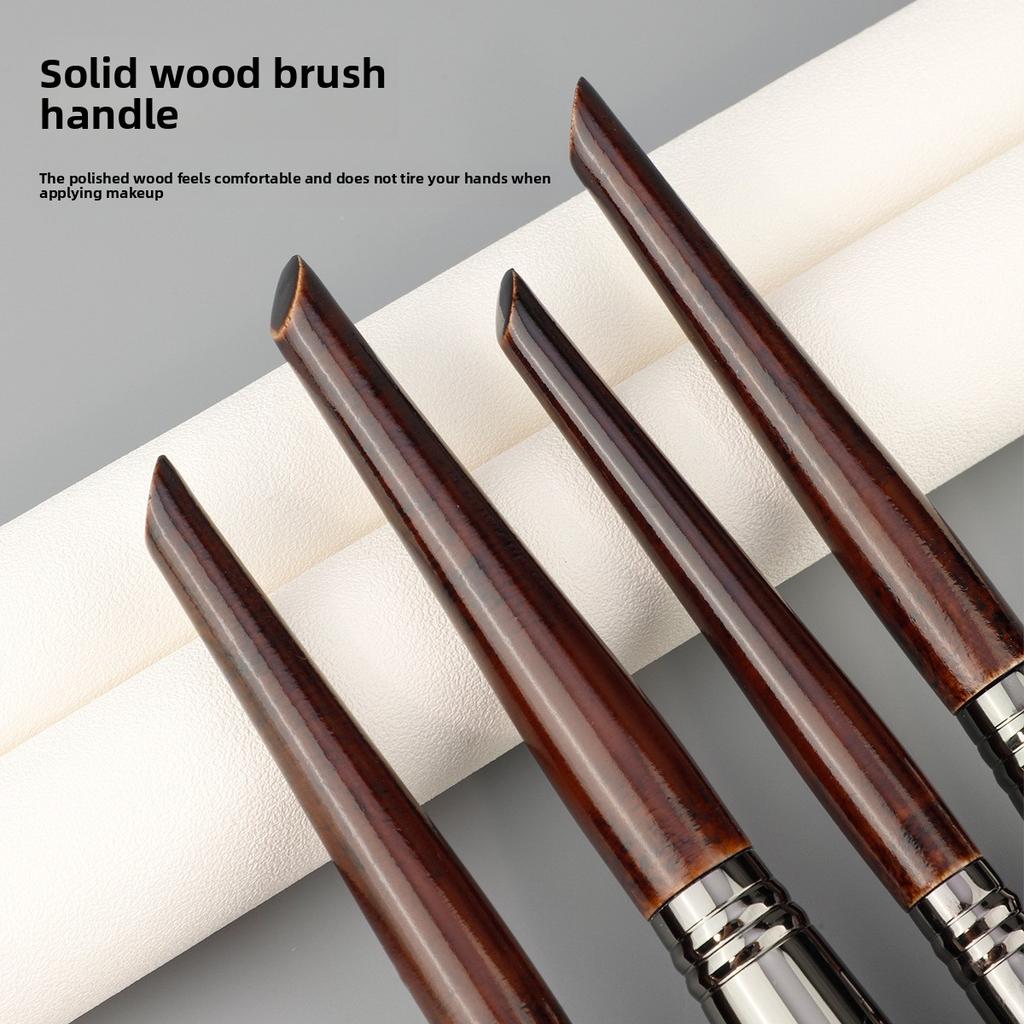 New 14 Makeup Brush Set Log Color Premium Animal Hair Eyeshadow Foundation Brush Real Wool Beauty Tool Now