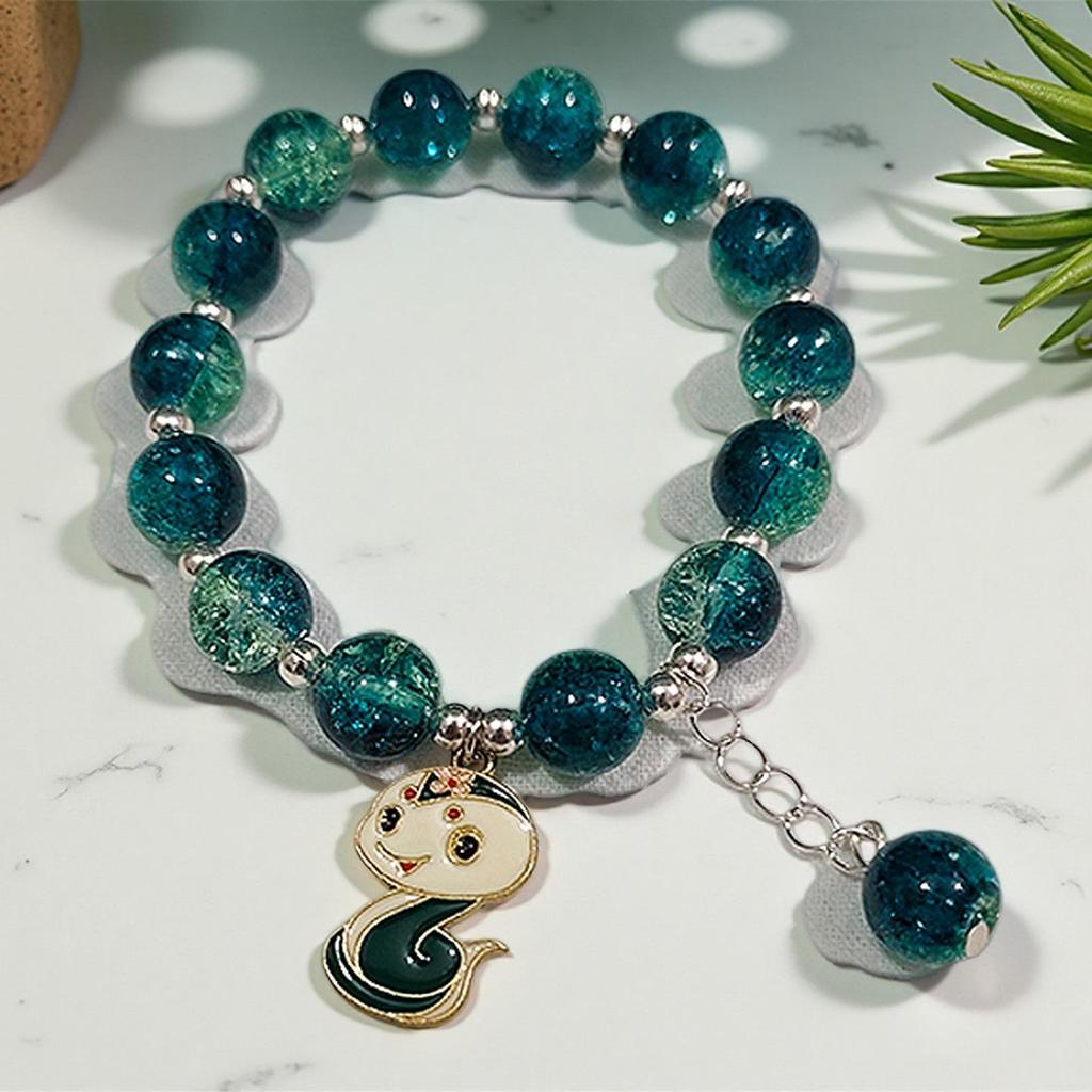 Butterfly Love Flower 10mm Handmade Beaded Bracelet - Original, Personalized, Exquisite Jewelry Gift for Friends and Newcomers