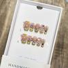 Pure Hand-wearing Armor High-end Smile French Pile Diamond Butterfly Manicure