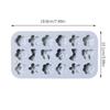 Cartoon Flower Leaves Shape Silicone Cookie Mold Uppercase Bows Chocolate Fondant Pastry Cake Decoration Tools DIY Sugar Forms
