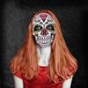 Halloween Mask Ghost Festival Skeleton Sublimation Horror Day of The Dead Skull Face Mask Cosplay Carnival Decorative Props
