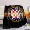 Fotbalový klub Hajduk Tištěná flanelová deka, Vysoká kvalita, Pohodlná pro všechna roční období, Domácí dekorace, Teplo a pohodlí