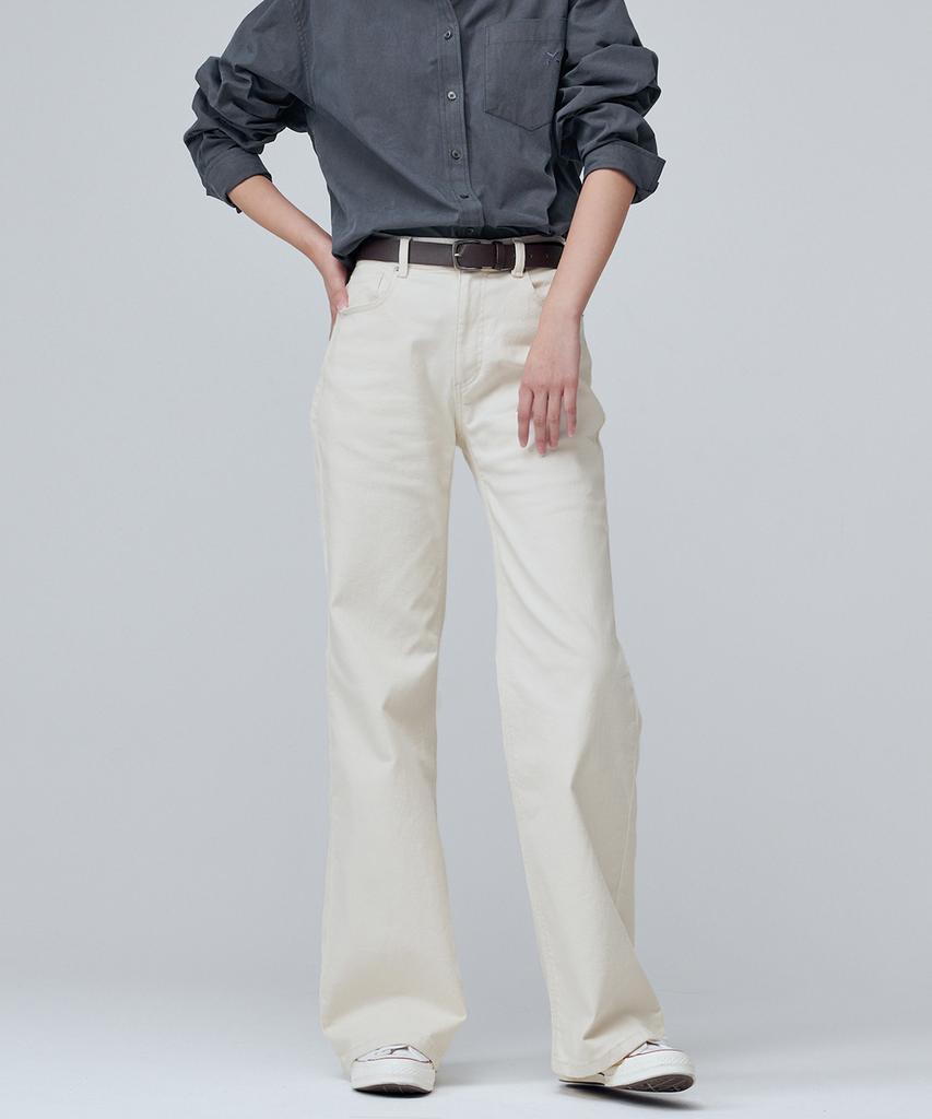 MALOUPE 9134 Regular Bootcut Denim (Cream)