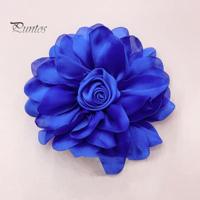 10cm Gül Kumaş Çiçek Aksesuarı Kadın Çok Yönlü Korsaj Saç Tokası Takım Yaka Giyim Çanta DIY Korsaj