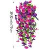 1 Pc Morning Glory Faux Flowers Made From Silk With Eucalyptus Leaves For Wedding Terrace Decor And Outdoor Styling