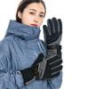 Soft Ski Anti-cold Gloves Anti-splash Water Thickened Finger Mittens  Cycling