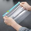 Food Saran Wrap Plastic Bags Reusable Kitchen Refrigerator Food Storage Transparent Ziplock Bag Freshproof Leakproof Storage Bag