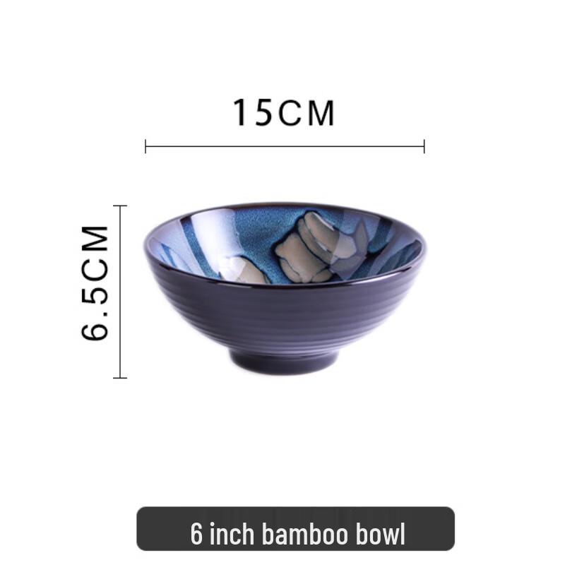 Hand-Painted Ceramic Glazed Bowl