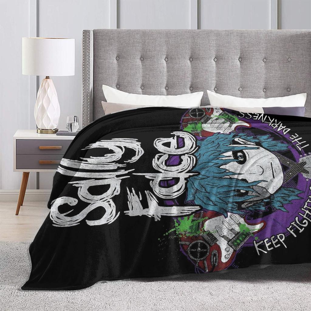 Sally Face Deken Zacht Straat Trend Pluche Plaid Deken Voor Jongen Meisje Slaapkamer Flanellen Sprei Bedhoes