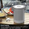 Camping Hiking Rice Cooker Outdoor Portable Picnic Cookware Stainless Steel Pot Multifunctional Travel Cooking Accessory