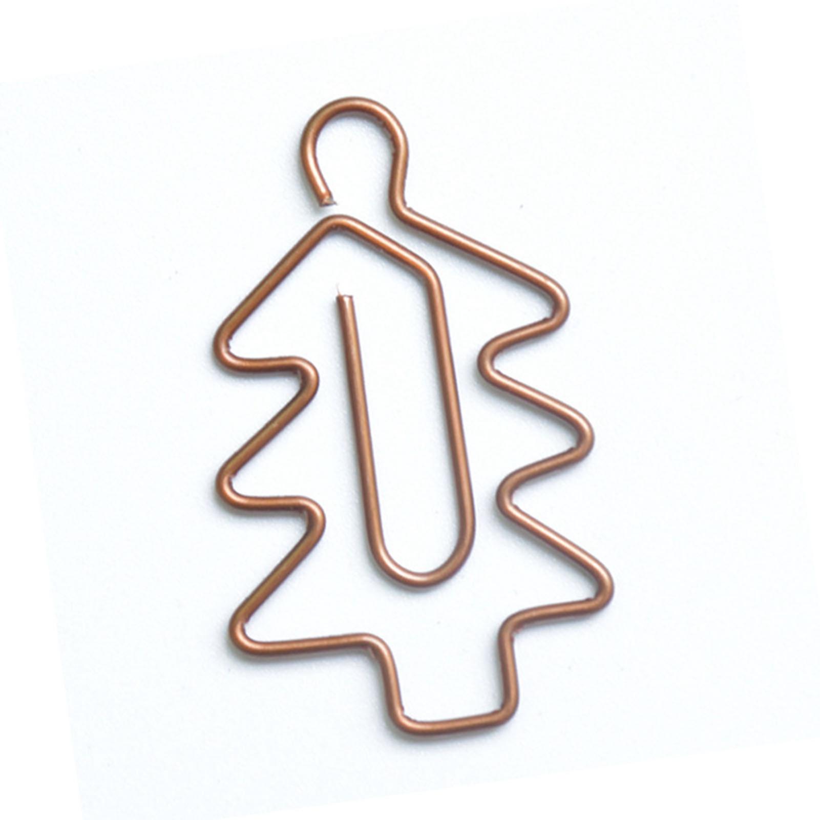 

100 шт. милые скрепки в стиле ретро, Рождество, изысканные цвета, широкое применение, детские скрепки для бумаги