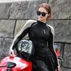 WOSAWE Women Motorcycle Jacket and Pants Set with Removable Pads Soft Protective Gear CE Certified Safety Moto Racing Clothes