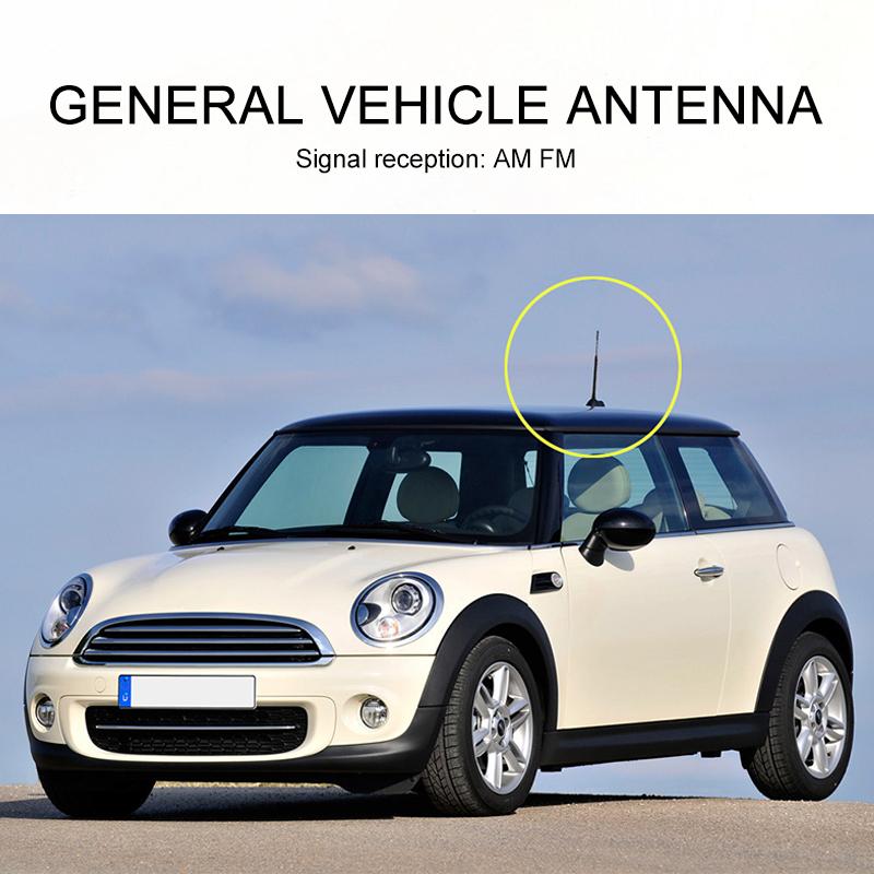 16/11/9Inch Car Roof Mount Mast Whip Antenna Enhanced Signal Stereo Radio Screws FM AM Aerial Amplified Car Accessorie Universal