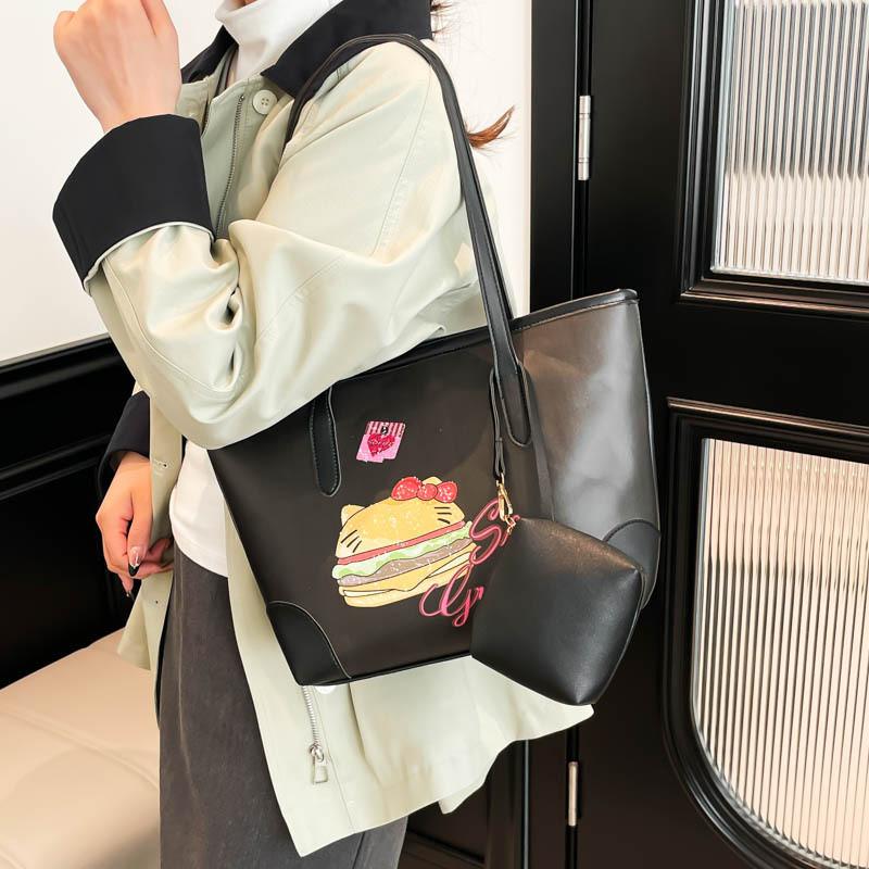 Cartoon Bear Bag With Pu Material And Street Style For Daily Use