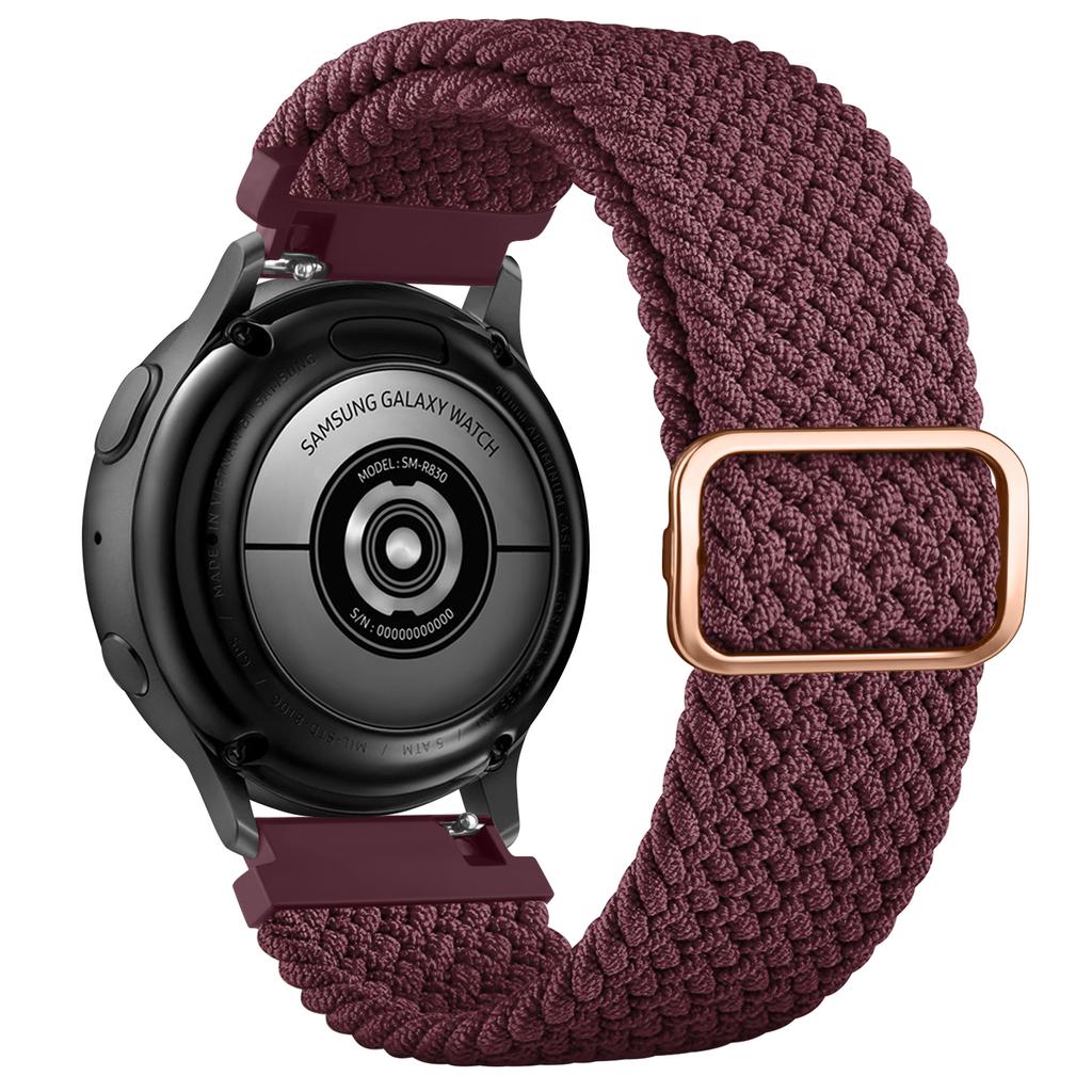 Elastic Braided Strap For Samsung Galaxy Watch 7 6 5 4 40mm 44mm/5 Pro 45mm Band For Galaxy Watch 6 4 Classic /Active 2 Bracelet