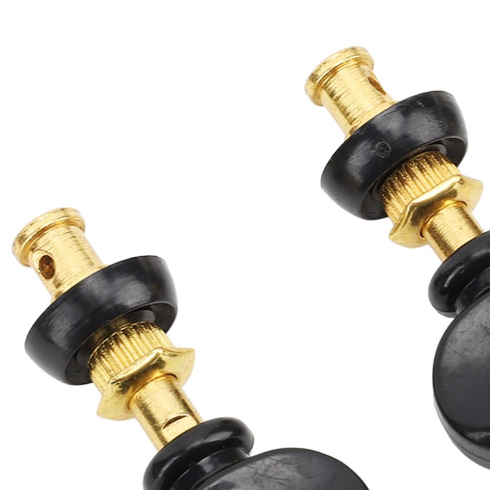 8PCS Metal, Plastic Ukulele Tuners Black And Golden Ukulele Tuning Keys Ukulele Tuning Peg Ukulele
