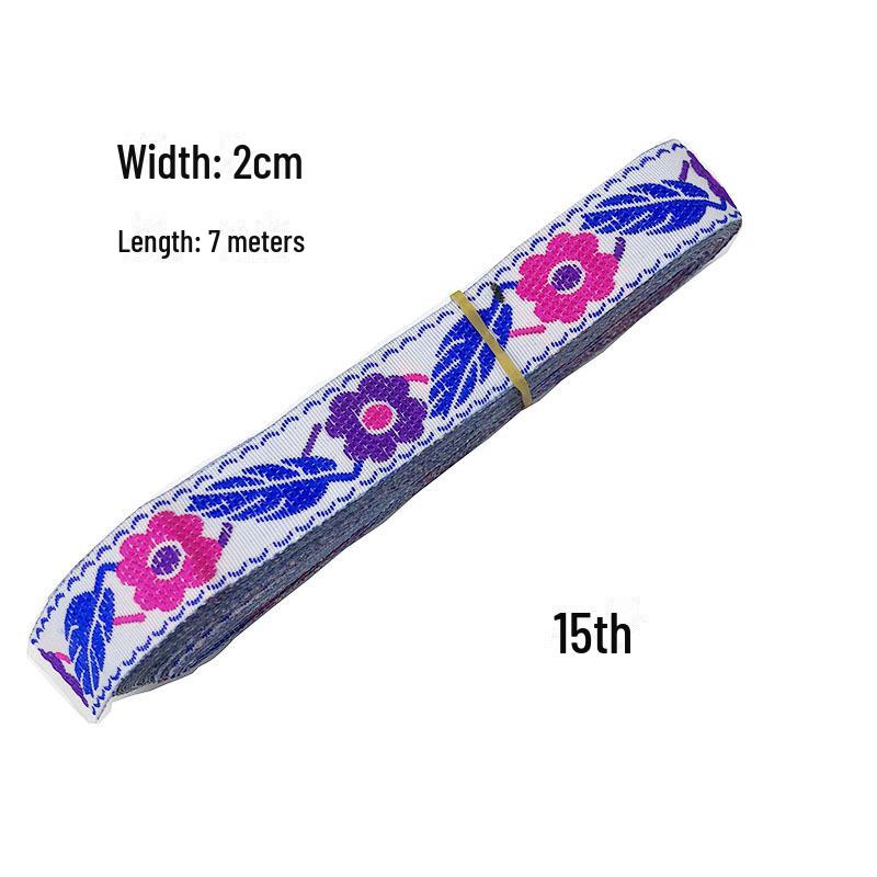 Pânză jacquard etnică: Accesorii și decorațiuni interioare Hanfu de 2 cm