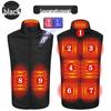 Unisex Smart Heated Vest with Temperature Control - Winter Warmth, Cotton, Plus Size