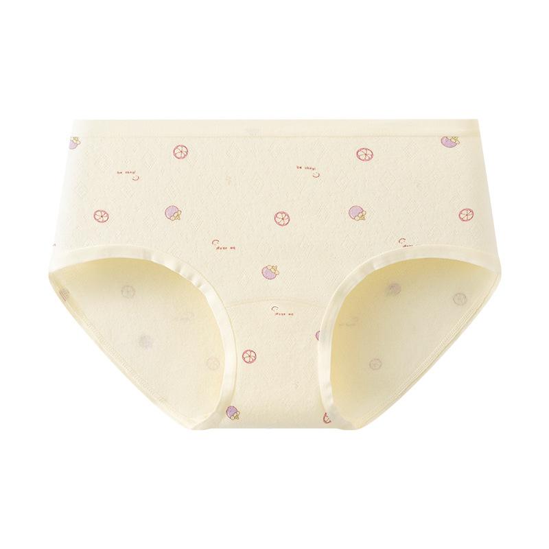 

Женские весенне-осенние милые трусики с принтом 10A антибактериальные с удлиненной ластовицей XL