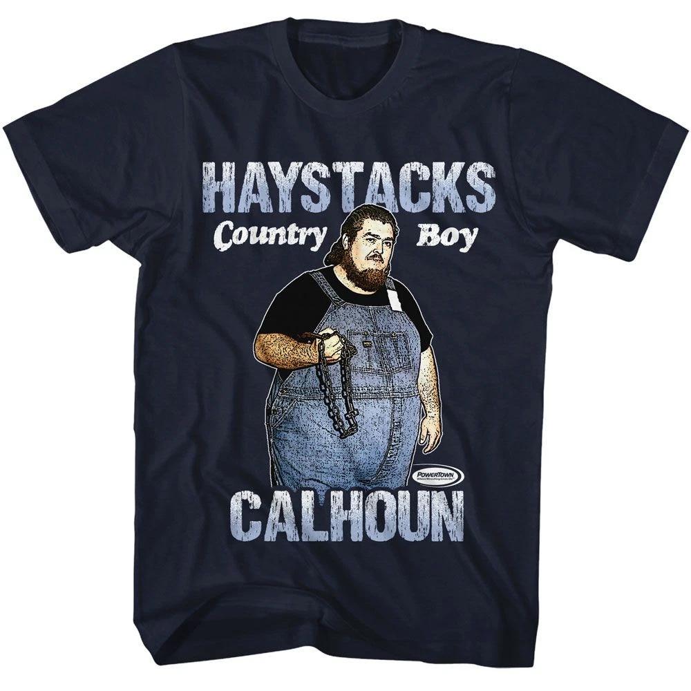 Powertown Haystacks Calhoun Navy Icons Shirt 100