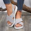 Fashion Sandals Female 2025 Summer New Fashion Women's Sandals Solid Open Toe Lightweight Beach Outdoor Shoes for Women Zapatos De Mujer