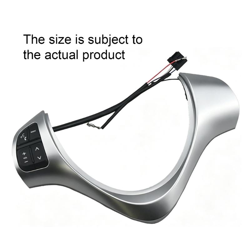 Car Steering Wheel Button Trim Panel Assembly, ABS Housing for 660CC 2009-2016 Overseas Model Fitment Service Part Use