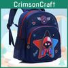 Nylon Children Backpack With Playful Ultraman Design Ideal For School And Everyday Use