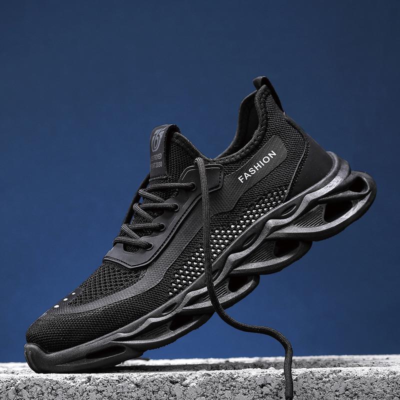 Herren Sportschuhe Sommer Neu Mesh Atmungsaktiv Niedrig geschnitten Lässige Sneaker Anti-Rutsch Stoßdämpfend Mode Streetwear Laufschuhe