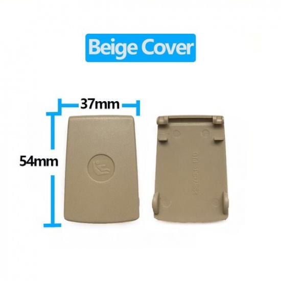 Beige For BMW F30 E90 1 3 Series Rear Child Seat Anchor ISOFix Cover Autos New