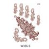 Beauty Sticker Vermilion Lace Tattoo Sticker Waterproof Tattoo Sticker