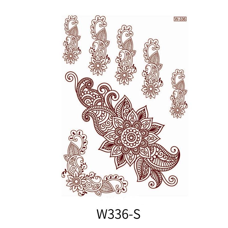 Beauty Sticker Vermilion Lace Tattoo Sticker Waterproof Tattoo Sticker