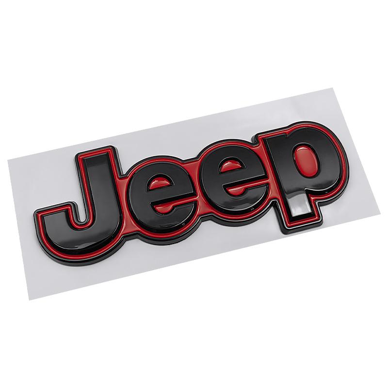 15.8CM ABS Auto Side Body Trunk Emblem Badge Sticker for Jeep Wrangler Grand Cherokee Compass Renegade Patriot Rubicon Liberty