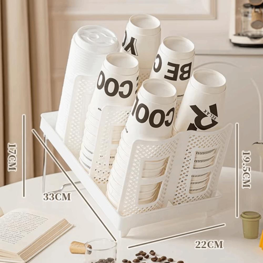 Foldable Cup Holder Bracket Coffee Shop Cup Rack Easy To Pick and Place Cup Storage  Coffee Shop