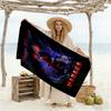 Naruto Character Customized Name Beach Towel Super Soft Microfiber Quickdry Fabric Suitable for Swimming Gym Camping Yoga Vacation