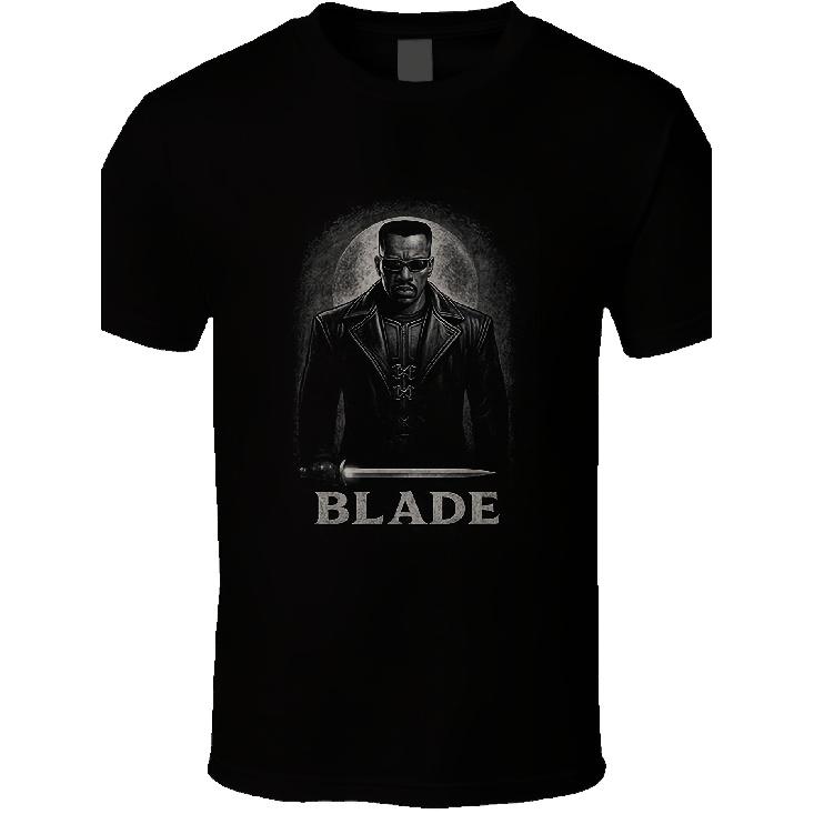 Blade (1998) Superheroes Hero Vector Power Movie Retro T-Shirt Tee Gift New