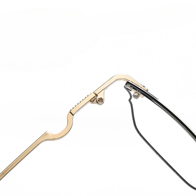 Fashion Rimless Square Blue Ray Blocking Anti-Blue Light Women Reading Glasses Ultralight Eye Protection Men Hyperopia Glasses