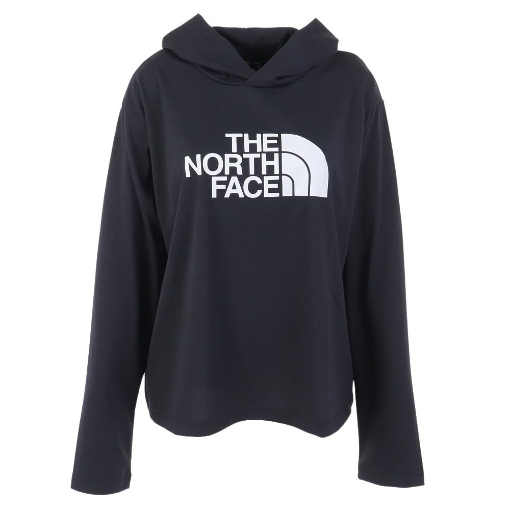 

The North Face Женский укороченный свитшот с длинным рукавом и большим логотипом, быстросохнущий, УФ-защита, впитывающий влагу, сушащий, антибактериальный, дезодорирующий, антистатический, защитный, чёрный