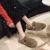 Fashion 2025 Winter Fluffy Fur Slippers Women Platform Female Footwear Loafers Fur Casual Slides Autumn Comfort Home Shoe