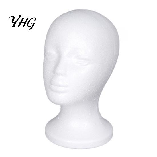Mannequin Head for Hats Foam Head, Male Female Hat Display Stand, Lightweight Model Wig Storage Hair Styling Tool
