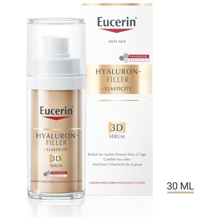 Sérum Anti-Age - Eucerin - Hyaluron Filler + Elasticity 3D - 30ml - Acide Hyaluronique - Teint éclatant