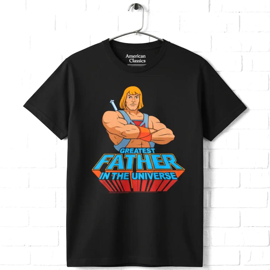 Masters of the Universe Greatest Father Men's T Shirt He-Man Prince Adam Eternia